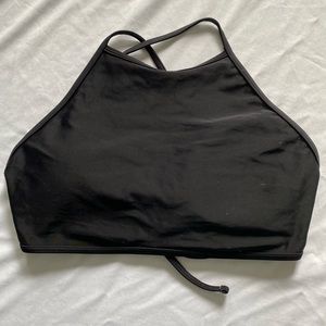 Aerie High Neck Swim Top w/ cross back